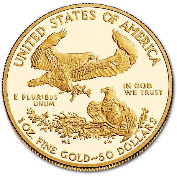 2015-W 1 oz American Gold Eagle Proof - Image 3