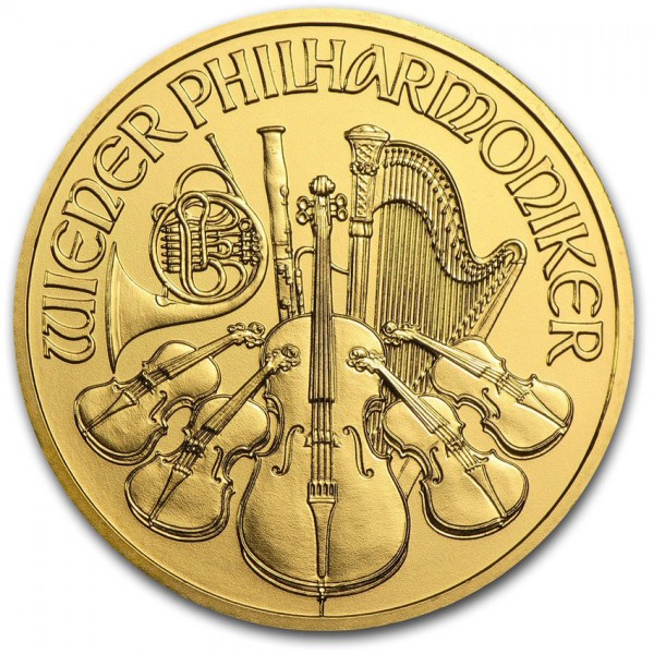 2015 Austria 1 oz Gold Philharmonic Uncirculated - Image 2