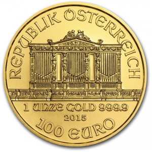 2015 Austria 1 oz Gold Philharmonic Uncirculated