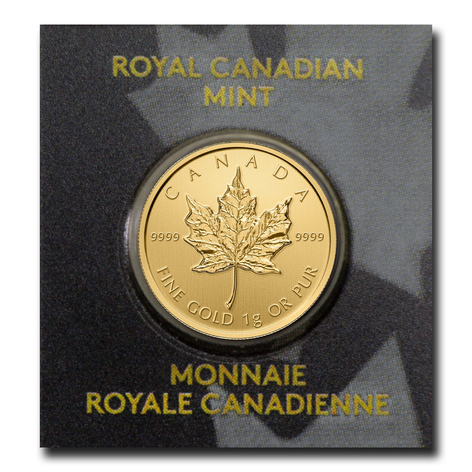1st Yr Issue! 2014 Canada 1 gram Gold MapleGram Maple Gram BU 