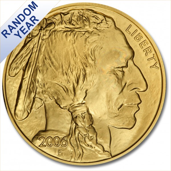 1 oz American Gold Buffalo Uncirculated (Random Year)