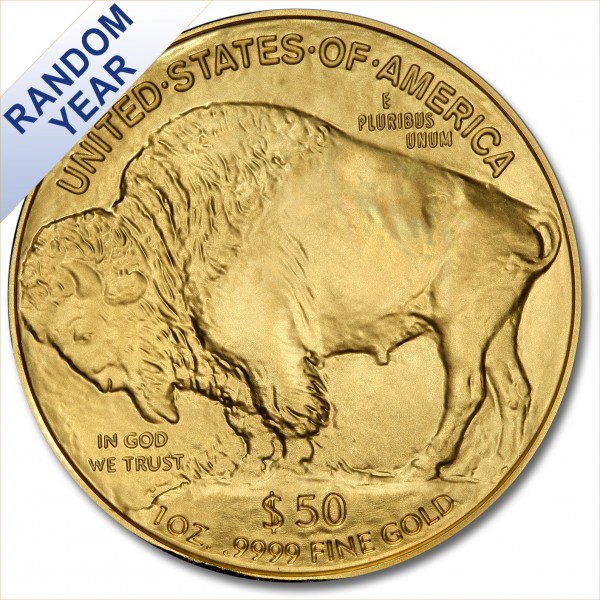 1 oz American Gold Buffalo Uncirculated (Random Year) - Image 2