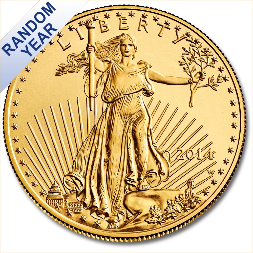 1 oz American Gold Eagle Uncirculated (Random Year) Legacy Coins