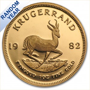 South Africa 1 oz Gold Krugerrand Proof (Random Year)