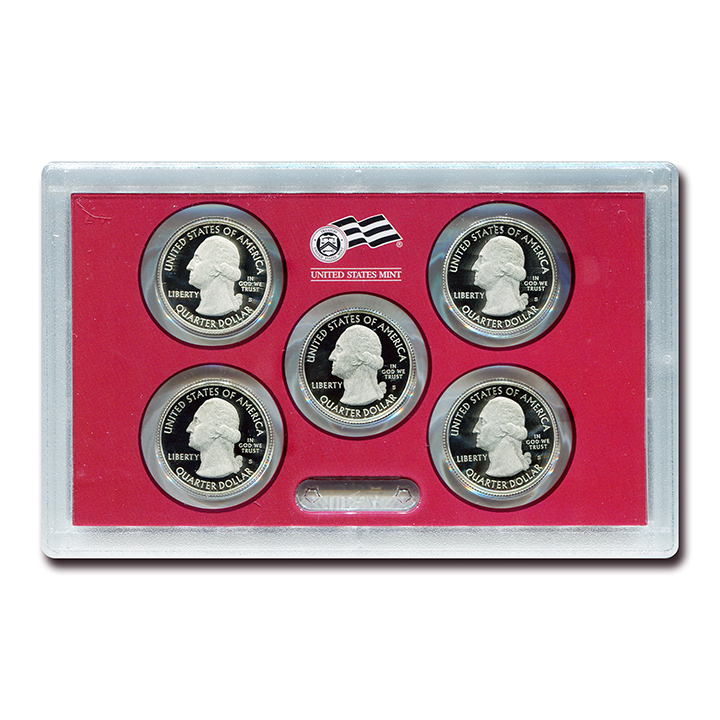 Details about   2010-S US Mint America The Beautiful Quarters SILVER Proof Set #9318-1-2 