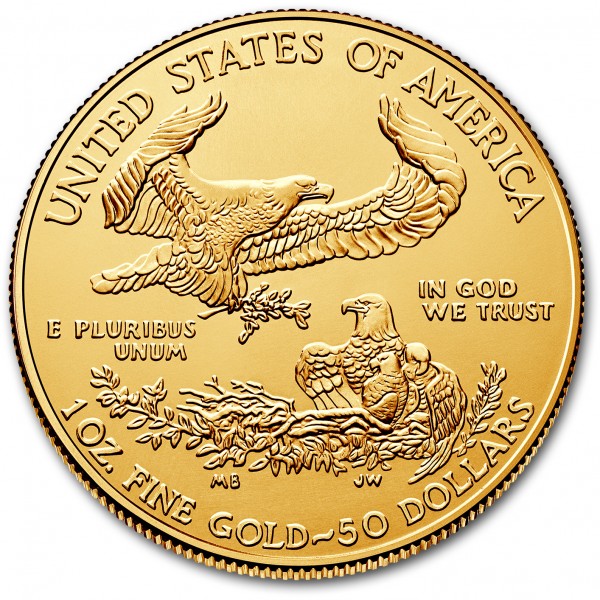 2015 1 oz American Gold Eagle Uncirculated - Image 2