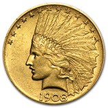 $10 Indian Head Eagles (1907 - 1933)