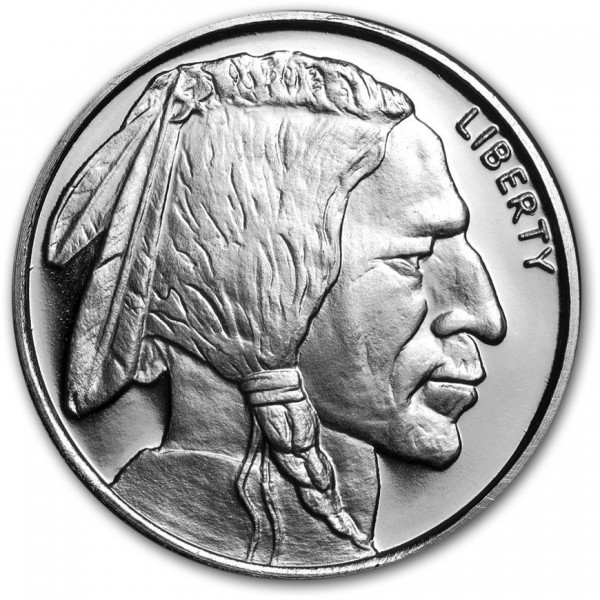 1 oz Silver Round - Buffalo