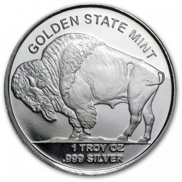 1 oz Silver Round - Buffalo - Image 2