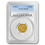 $2.50 Liberty Head Quarter Eagles (1840 - 1907) - PCGS Certified