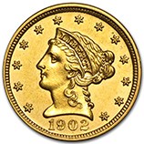 $2.50 Liberty Head Quarter Eagles (1840 - 1907)