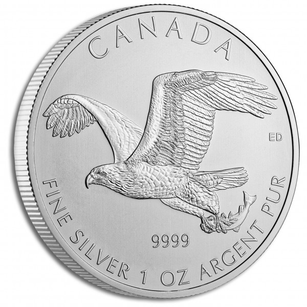 2014 Canada 1 oz Silver Birds of Prey Series - Bald Eagle - Image 3
