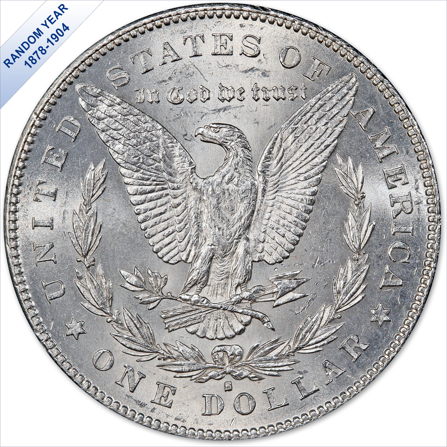 1878-1904MorganSilverDollarBU_RYRevSml