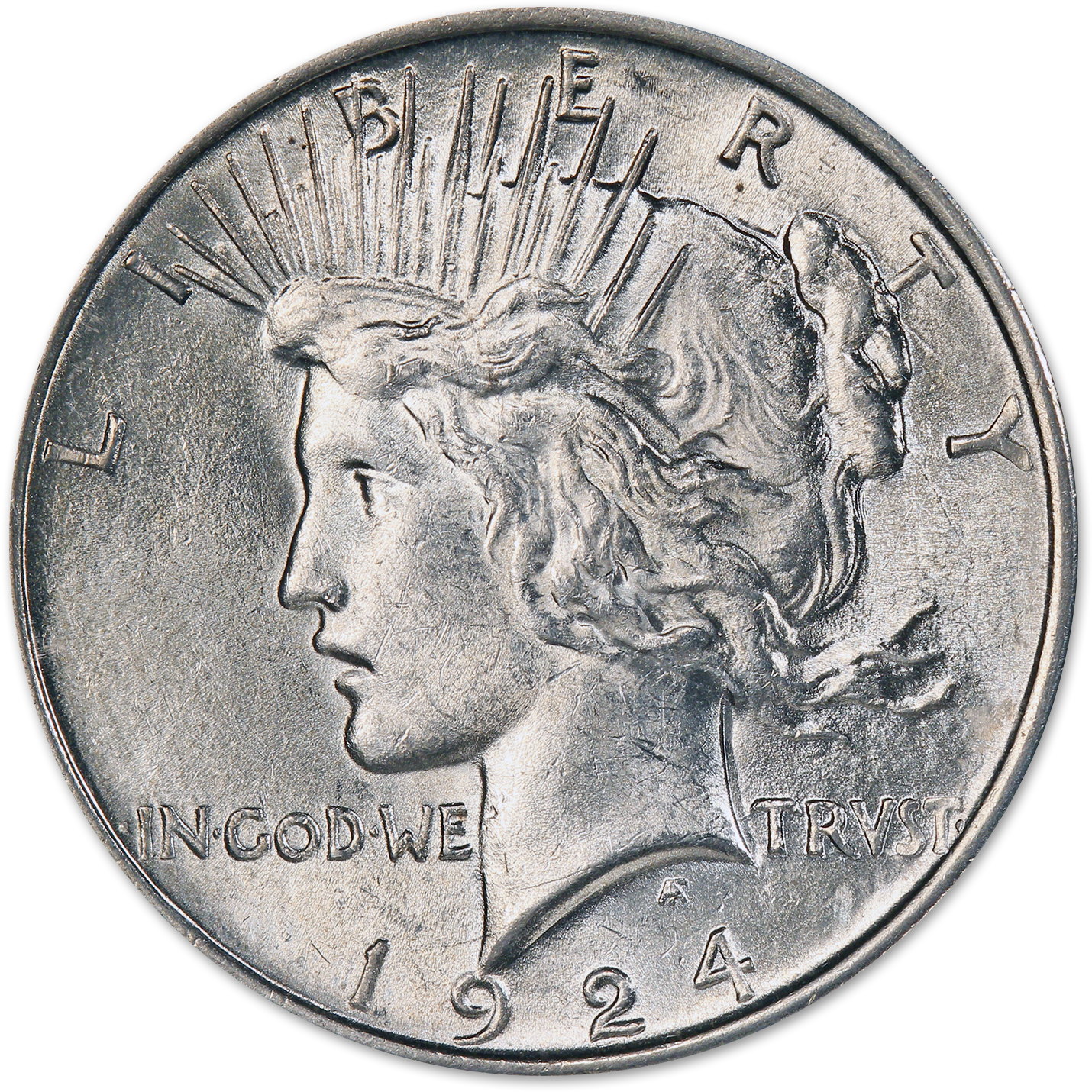 1925 P PEACE DOLLAR  *90% SILVER*   *AU ABOUT UNCIRCULATED*  **FREE SHIPPING** 