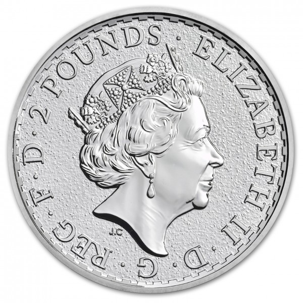 2016 Great Britain 1 oz Silver Britannia Uncirculated - Image 2