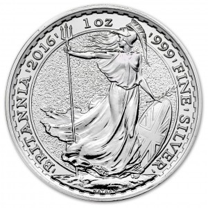 2016 Great Britain 1 oz Silver Britannia Uncirculated