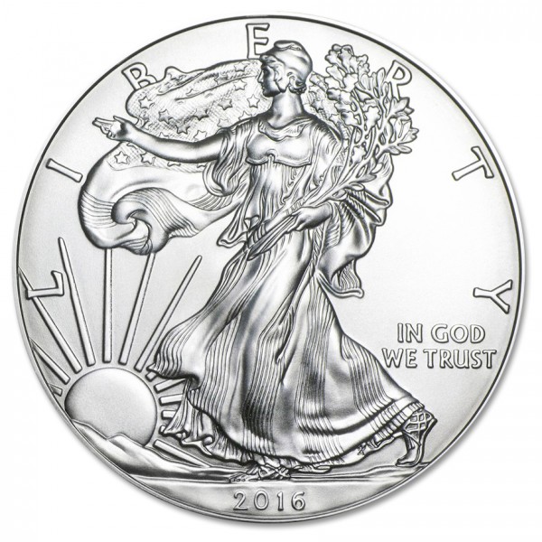 2016 American Silver Eagle 20-Coin $1 US Mint Uncirculated - Image 2