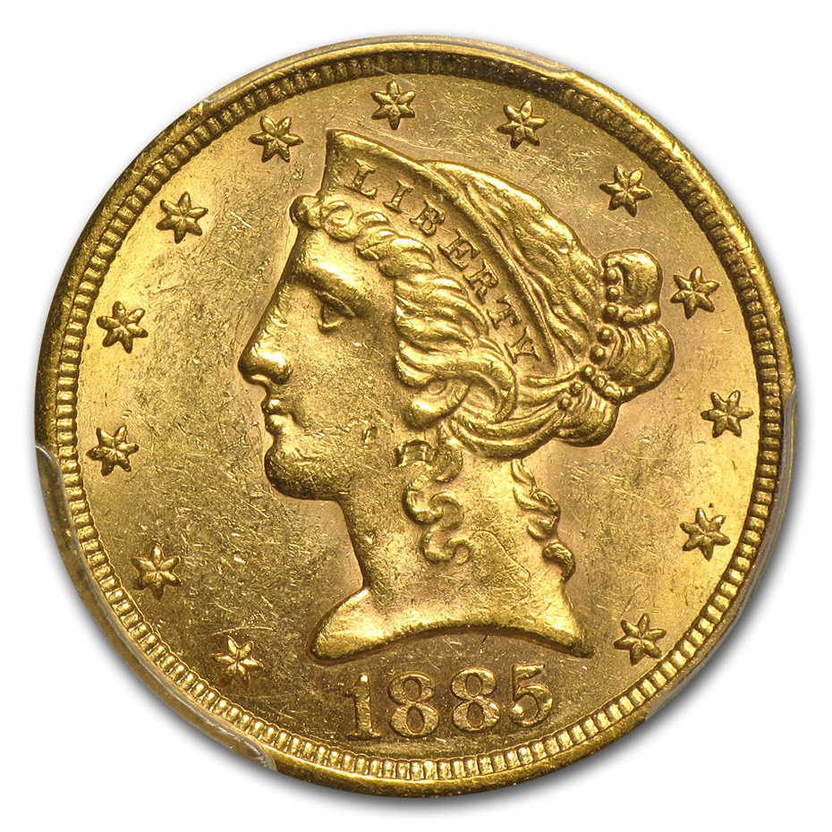 $5LibertyHeadGoldHalfEagleMS62_PCGS_Obv