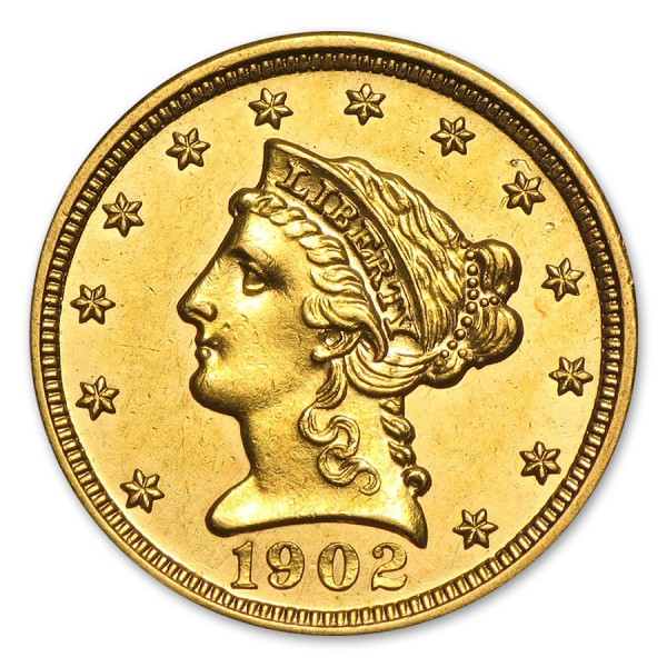 $2.50 Liberty Head Quarter Eagle XF (Random Year)