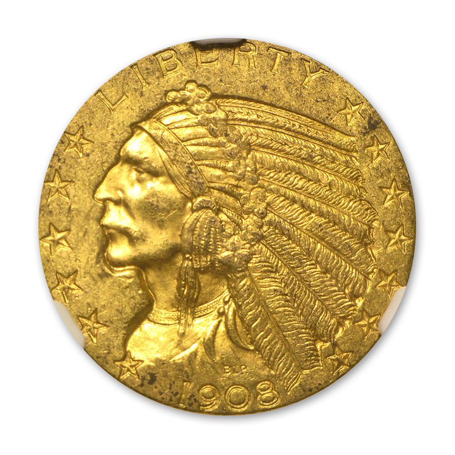 $5IndianHeadGoldHalfEagleMS62NGC_Obv