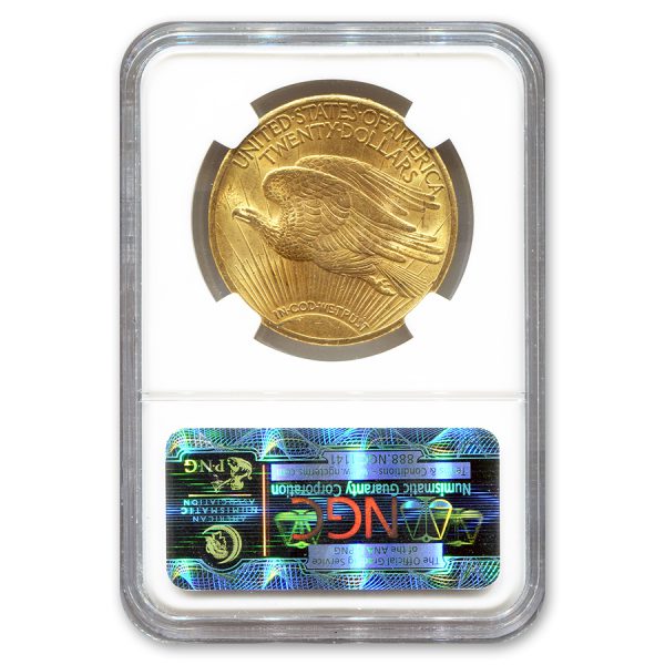 $20 Saint Gaudens Double Eagle MS-62 NGC (Random Year) - Image 2