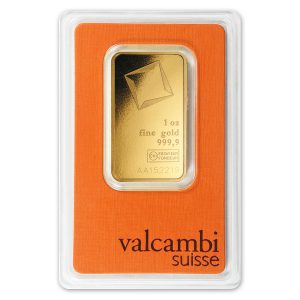 1 oz Gold Bar In Assay - Valcambi Suisse