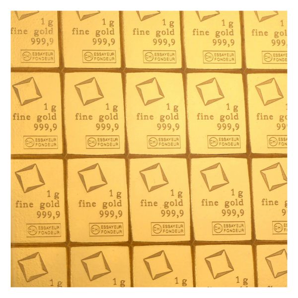 20x 1 Gram Gold CombiBar Assay - Valcambi Suisse - Image 4