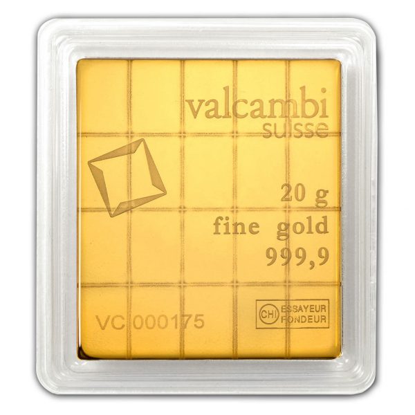 20x 1 Gram Gold CombiBar Assay - Valcambi Suisse - Image 2