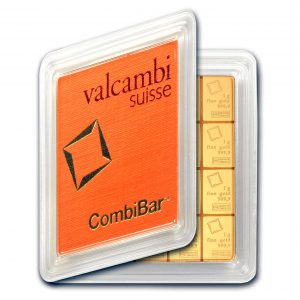 20x 1 Gram Gold CombiBar Assay - Valcambi Suisse