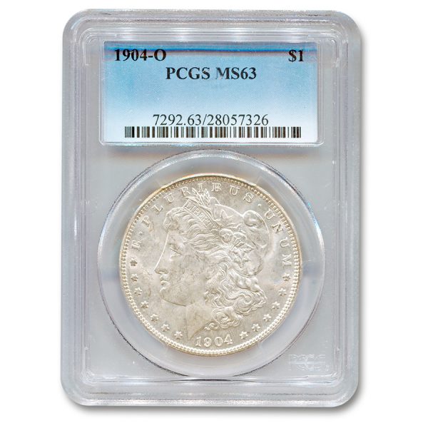 1904 O Morgan Silver Dollars MS-63 PCGS