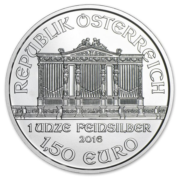2016 Austria 1 oz Silver Philharmonic Uncirculated - Image 2