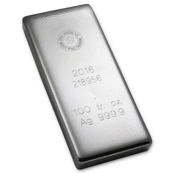 100 oz Silver Bar - Canada RCM - Image 2