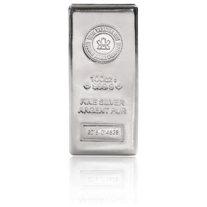 100 oz Silver Bar - Canada RCM (Pressed Finish)