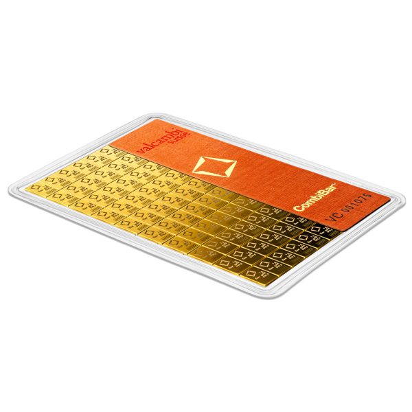 100x 1 Gram Gold CombiBar Assay – Valcambi Suisse - Image 2