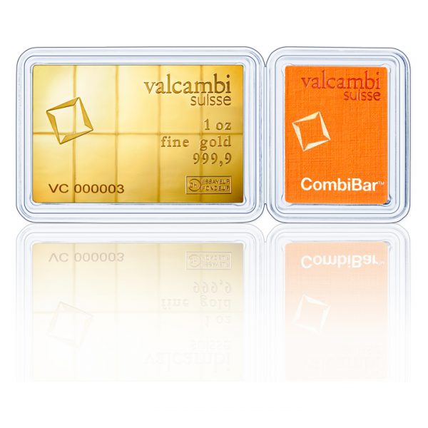 10x 1/10 oz Gold CombiBar Assay - Valcambi Suisse