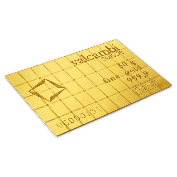 50x 1 Gram Gold CombiBar Assay – Valcambi Suisse - Image 5