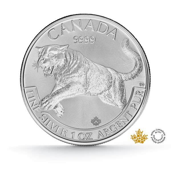 2016 Canada 1 oz Silver Predator Series Cougar - Image 3