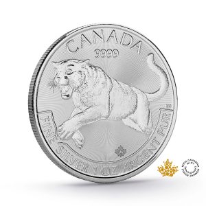 2016 Canada 1 oz Silver Predator Series Cougar