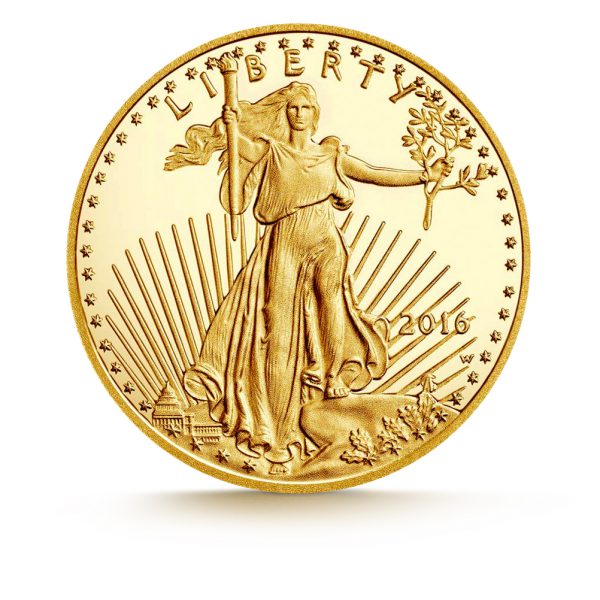 2016-W 1/10 oz American Gold Eagle Proof - Image 2