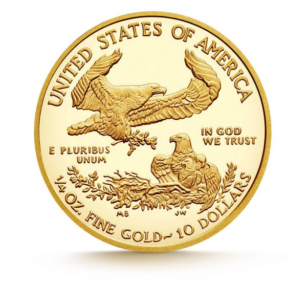 2016-W 1/4 oz American Gold Eagle Proof - Image 3