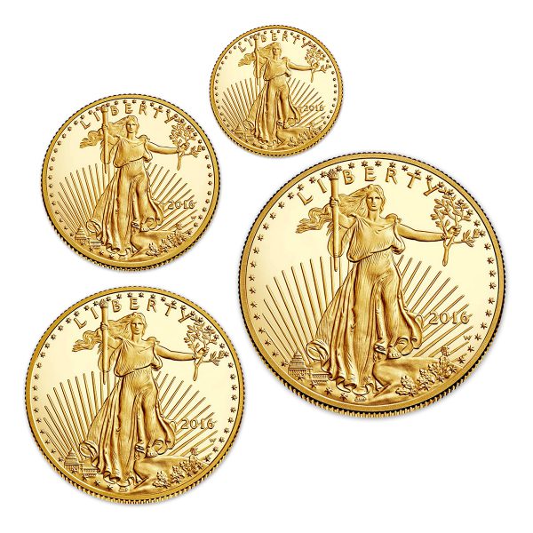 2016-W American Gold Eagle Proof 4-Coin Set - Image 2