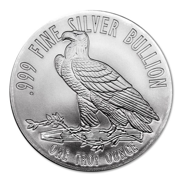 1 oz Silver Round - Incuse Indian - Image 2