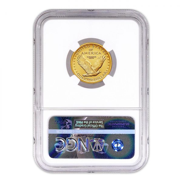 2016-W 1/4 oz Gold Standing Liberty Quarter Centennial SP-70 NGC (ER) (100th Anniversary Label) - Image 2
