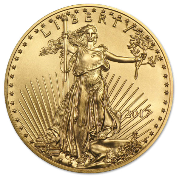 2017 1/10 oz American Gold Eagle BU