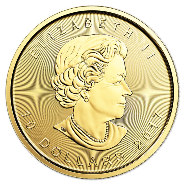 2017 Canada 1/4 oz Gold Maple Leaf Uncirculated - Image 2