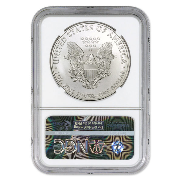 2010 1 oz American Silver Eagle MS-69 NGC - Image 2