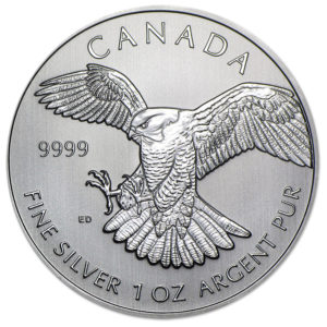 2014 Canada 1 oz Silver Birds of Prey Series - Peregrine Falcon