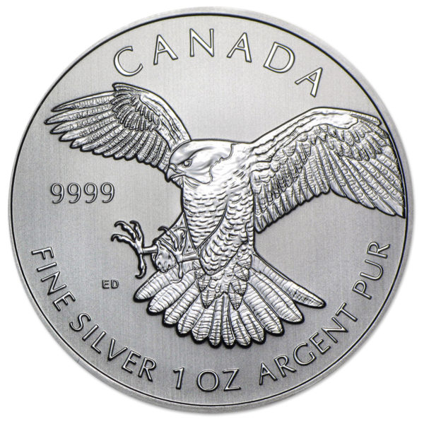 2014 Canada 1 oz Silver Birds of Prey Series - Peregrine Falcon