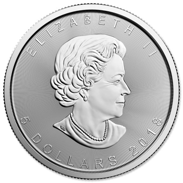 2018 Canada 1 oz Silver Maple Leaf BU - Image 2