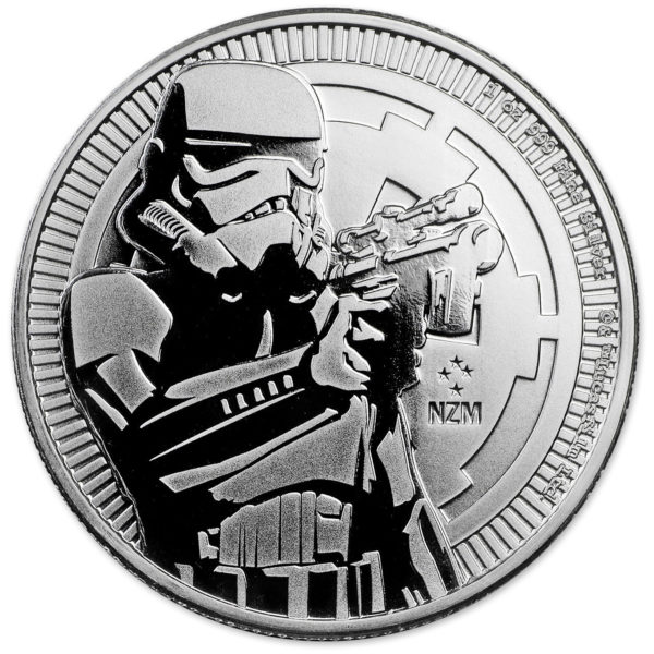 2018 Niue 1 oz Silver $2 Star Wars Stormtrooper BU